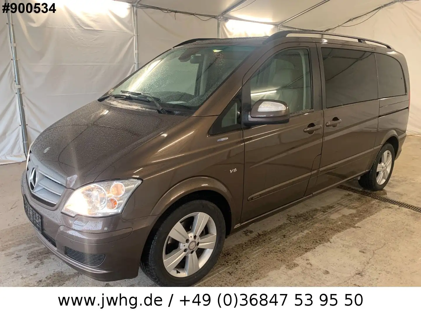 Mercedes-Benz Viano 3.0 Ambiente Edition 7Si Nav+ VLeder Glasd Brun - 1