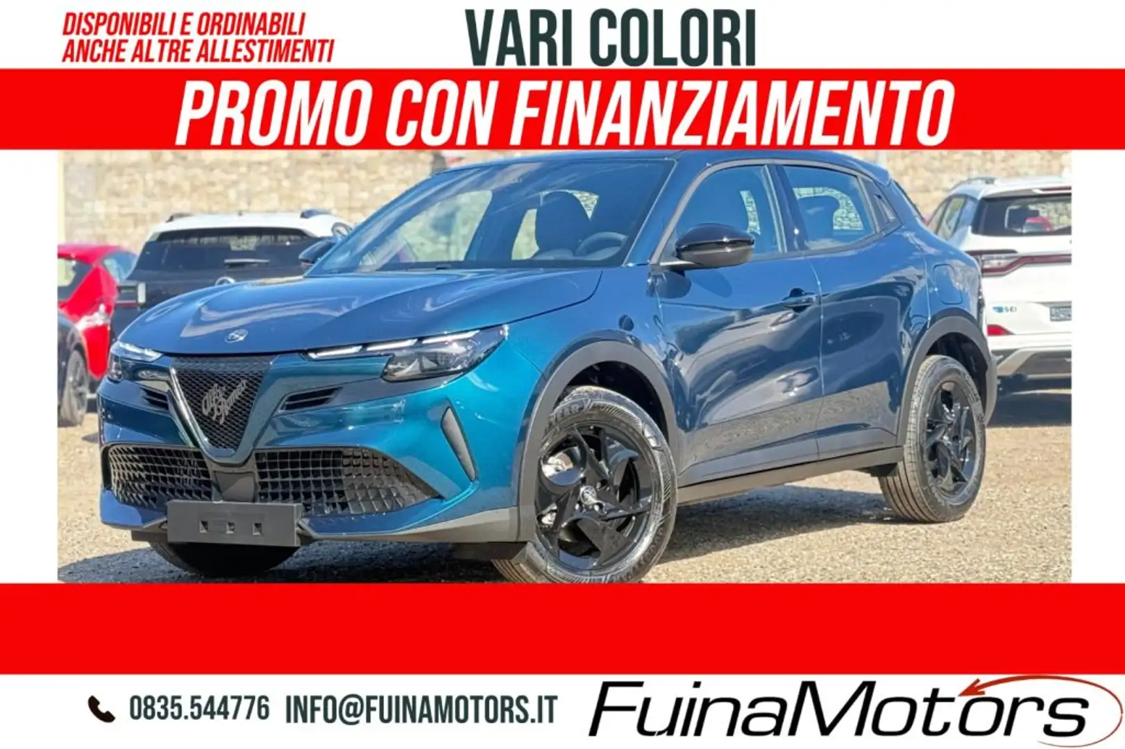 Alfa Romeo Junior 1.2 145 CV Hybrid eDCT6 NUOVO Blu/Azzurro - 1