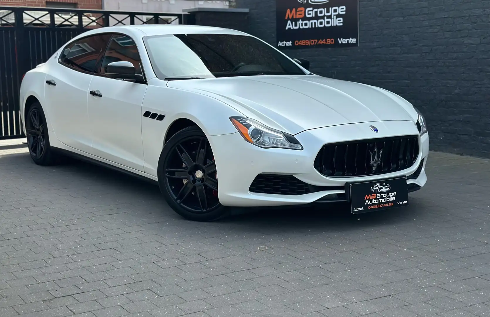 Maserati Quattroporte 3.0 V6 S Q4 / BLACK EDITION / CARBONE / FULL Blanco - 2