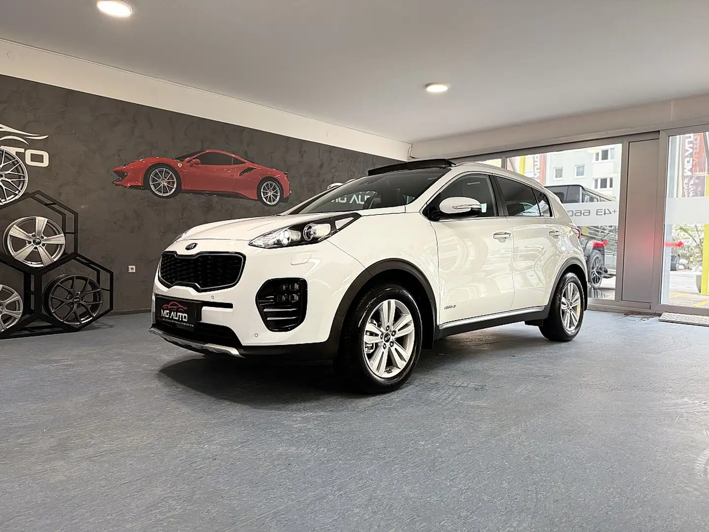 Kia Sportage 2.0 ALLRAD GT-LINE VOLL AUSSTATTUNG *NUR 64.000... Weiß - 1