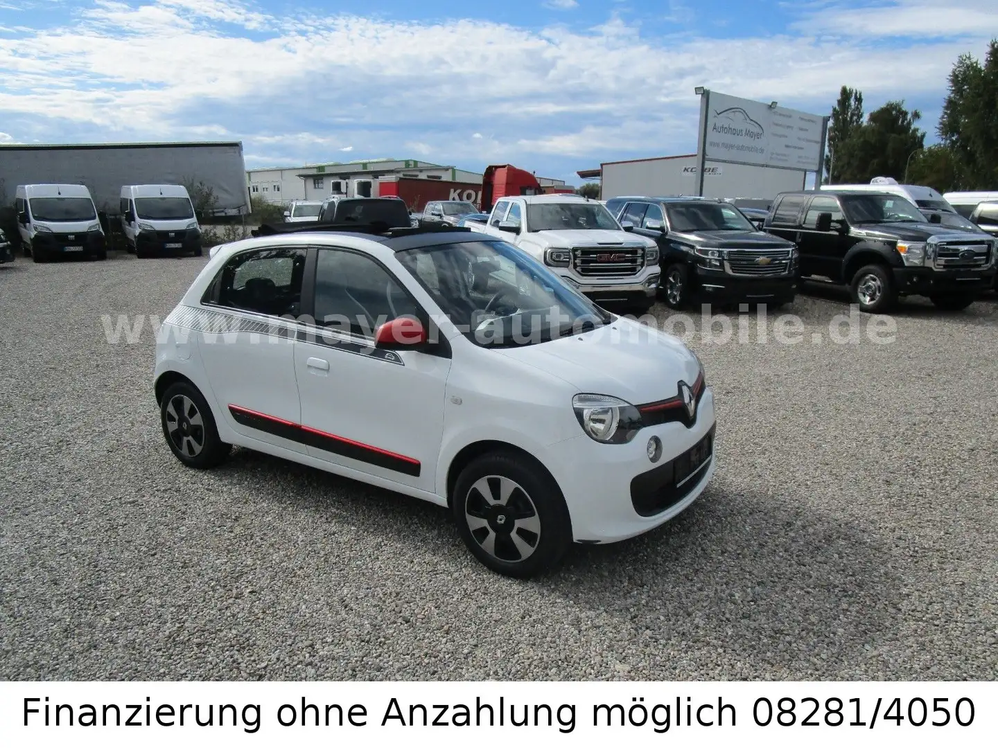 Renault Twingo Liberty*Faltdach*Klima*DAB* Wit - 1