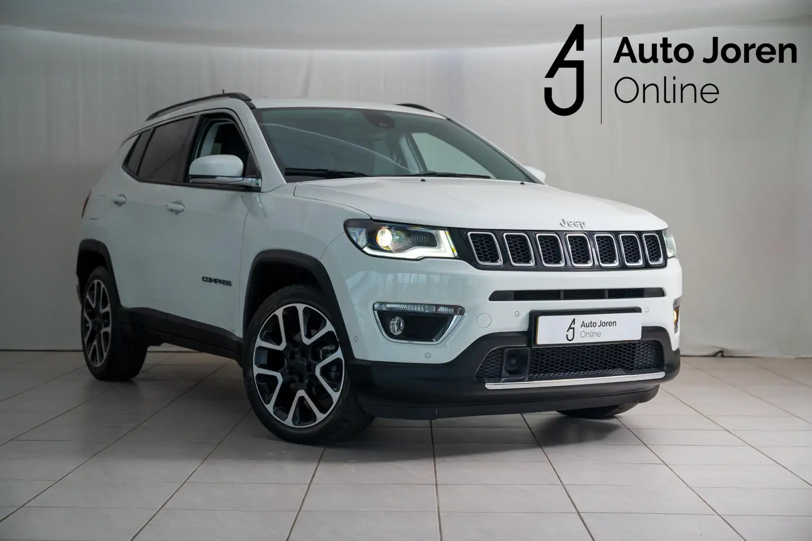 Jeep Compass 1.3T Limited zeer luxe, automaat, All season bande Wit - 1