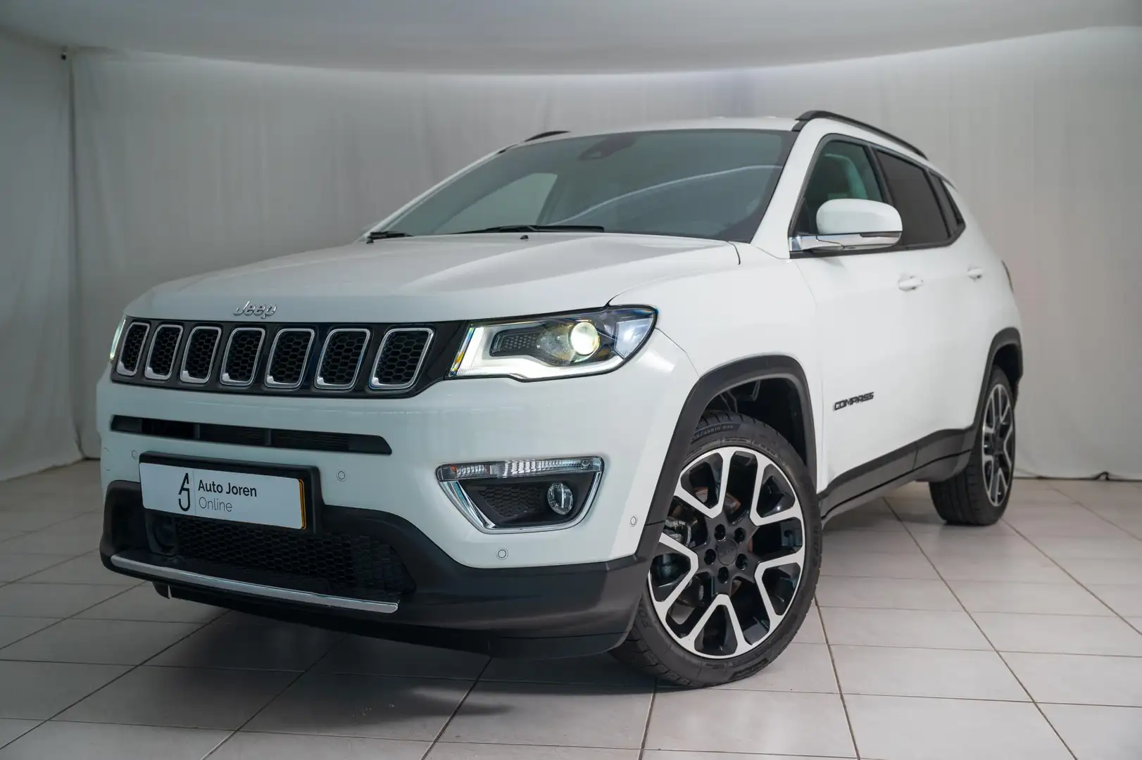 Jeep Compass 1.3T Limited zeer luxe, automaat, All season bande Wit - 2