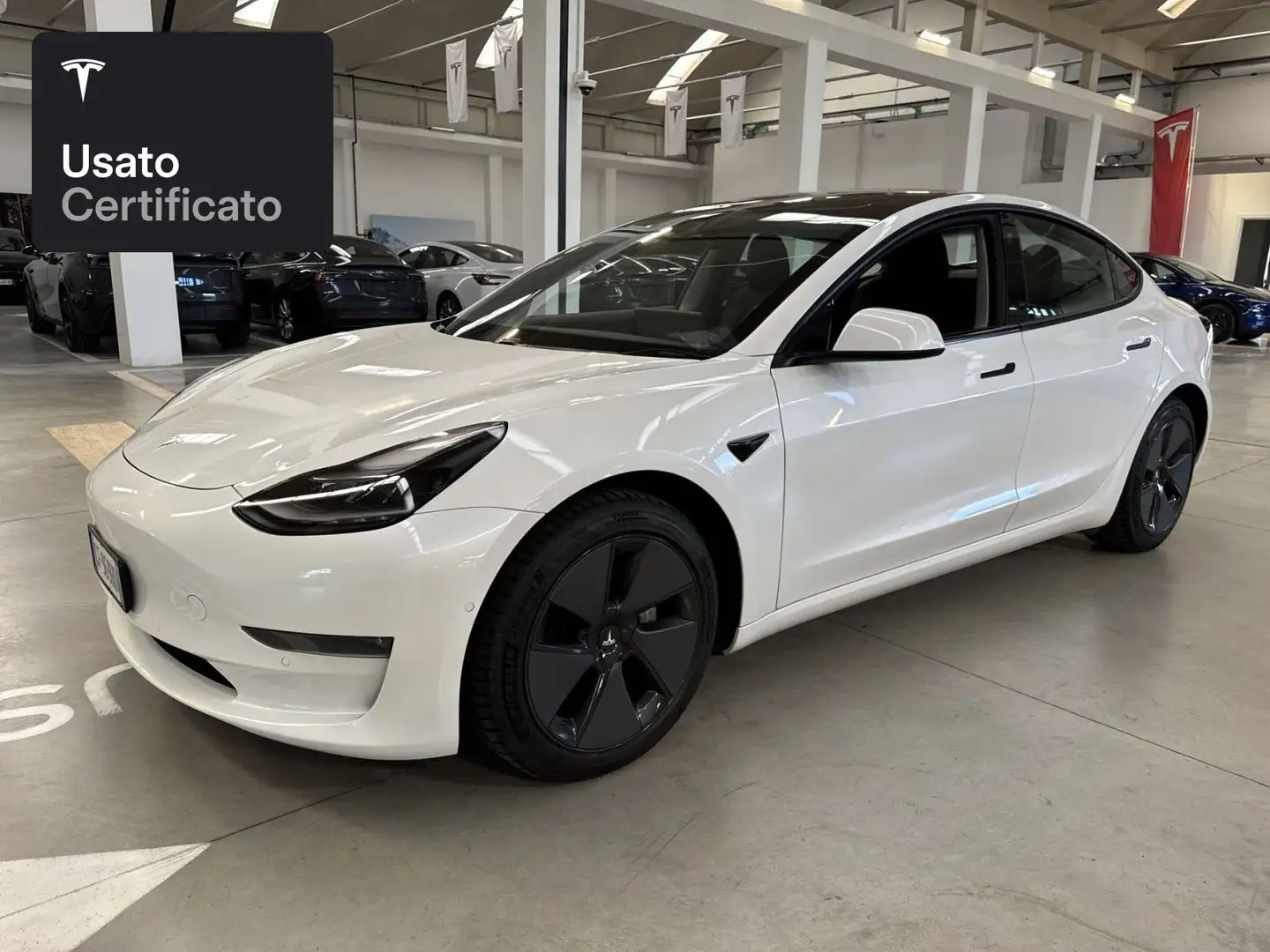 Tesla Model 3 Long Range AWD Bianco - 1