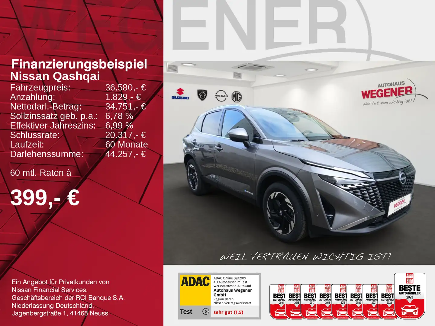Nissan Qashqai QASHQAI N-CONNECTA e-POWER 190 PS 4x2 Winter Kom Gris - 2