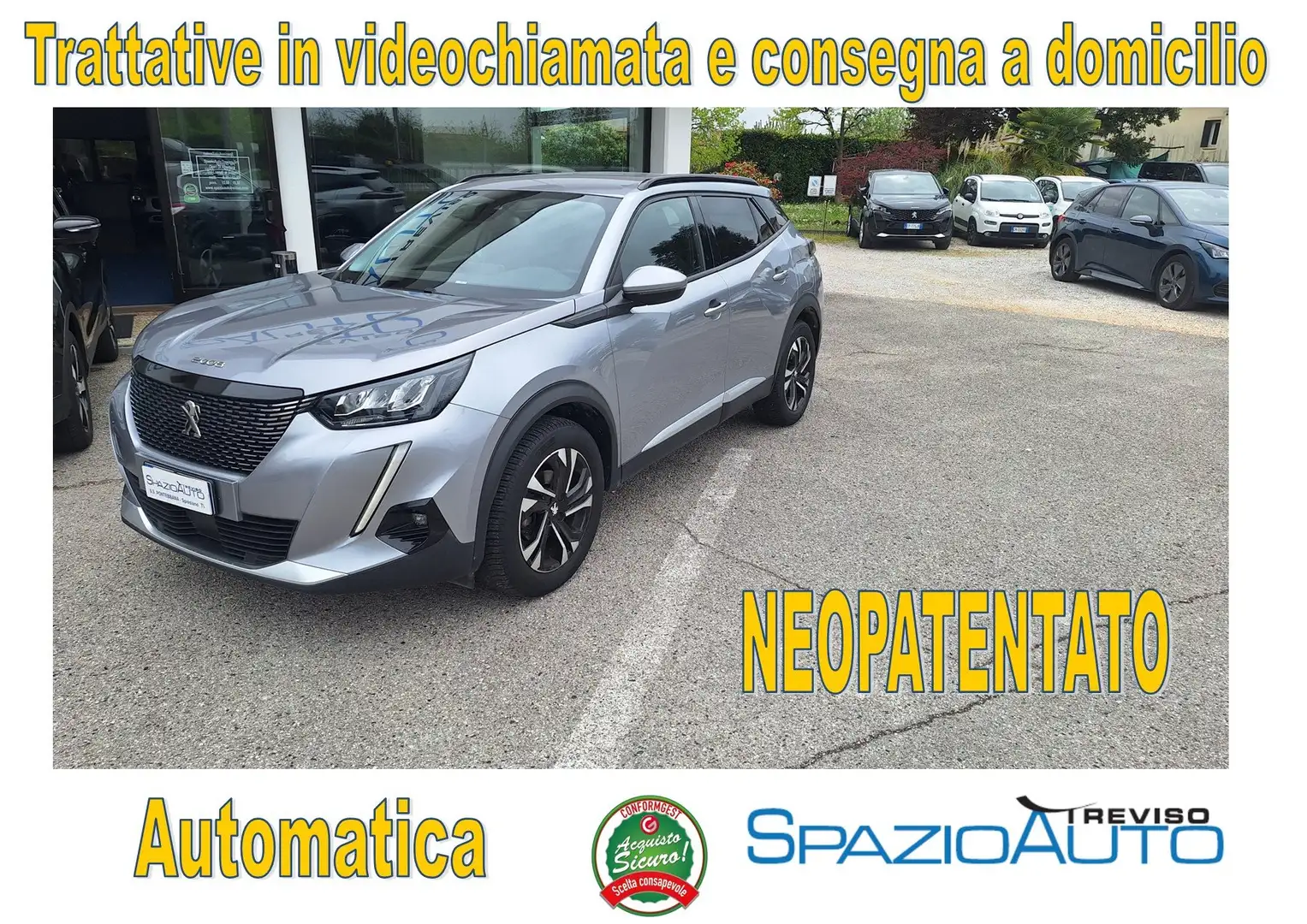 Peugeot 2008 2008 1.2 puretech Allure s Grigio - 1