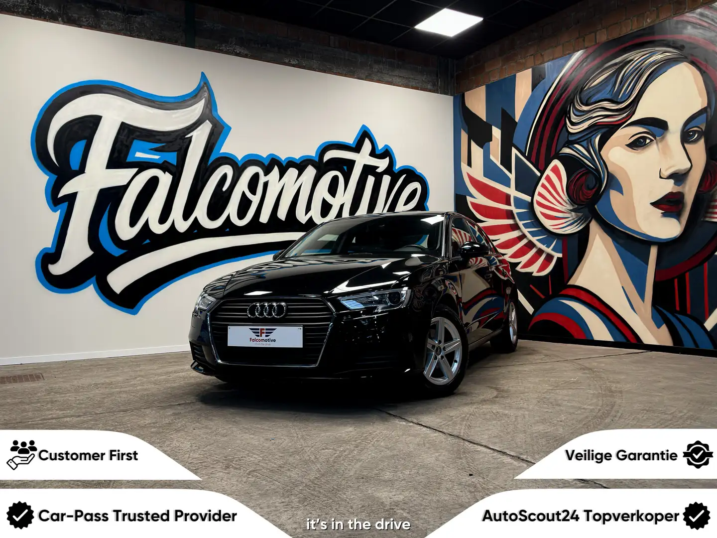 Audi A3 1.5 TFSI*S-TRONIC*NAVI-MMI*PDC*XENON* Noir - 1