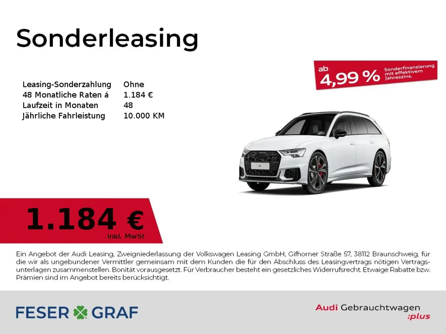 Audi S6 Avant TDI Pano Matrix Sthzg Navi Weiß - 1