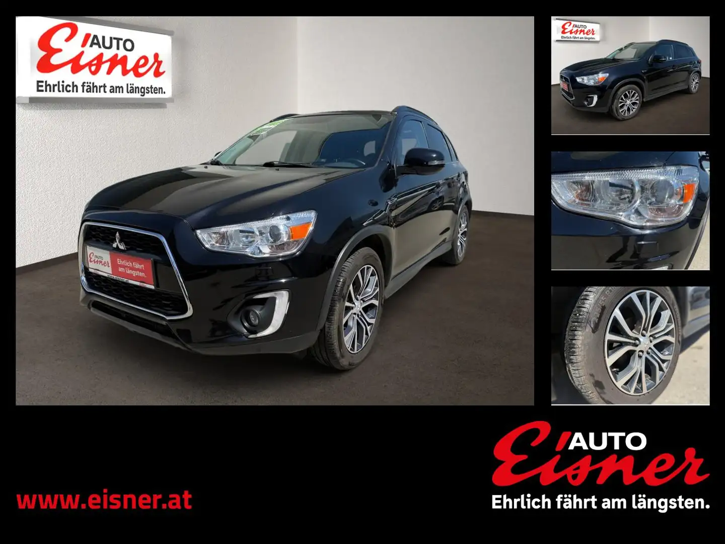 Mitsubishi ASX 1.6 DI-D Instyle 8-Fach bereift Schwarz - 1