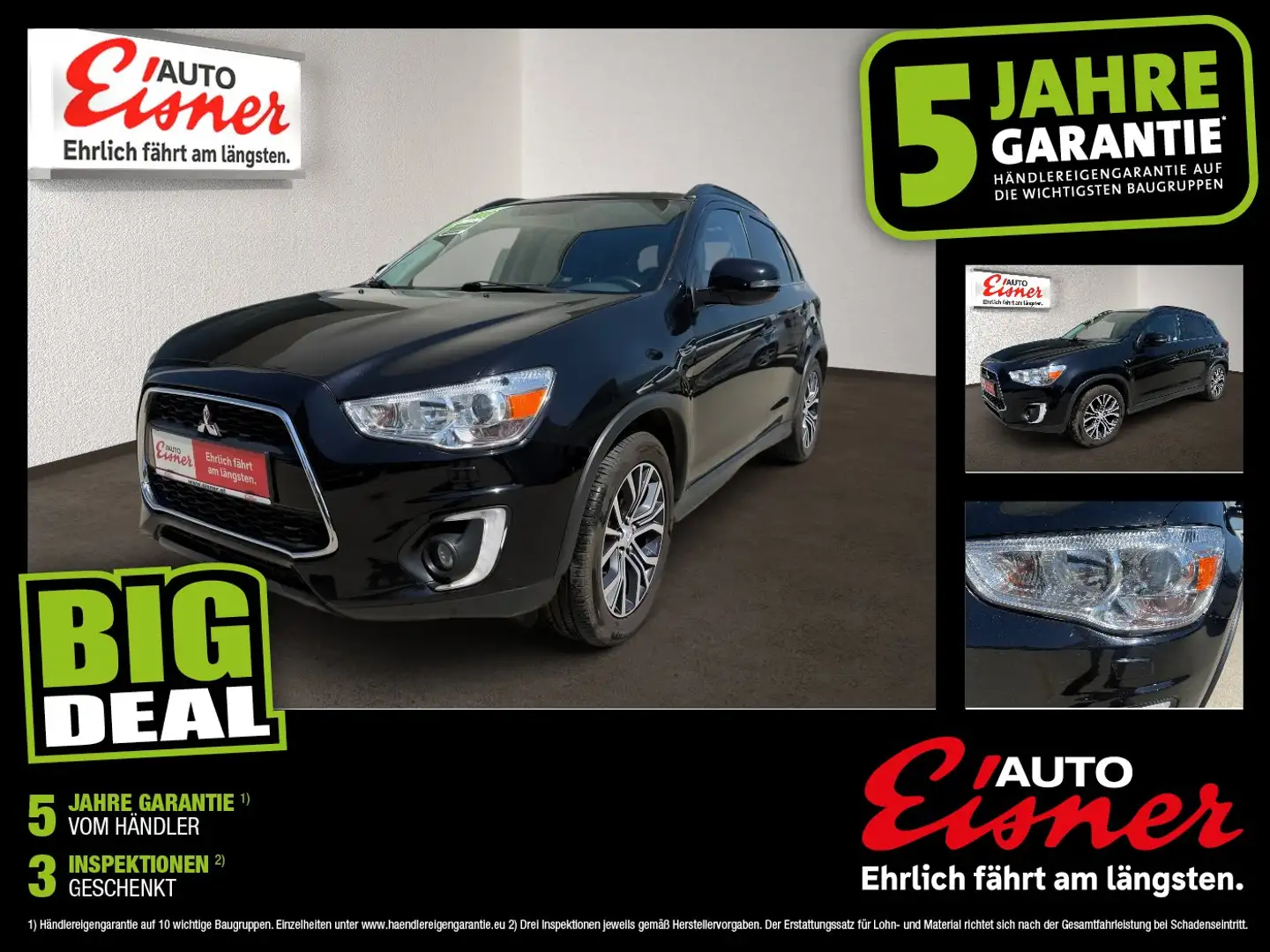 Mitsubishi ASX 8-Fach bereift Schwarz - 1