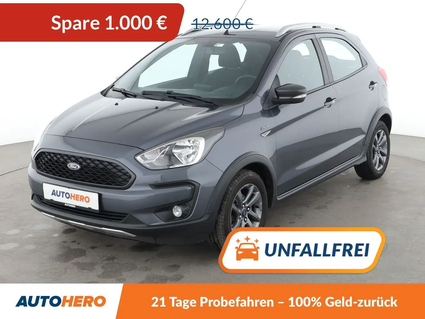 Ford Ka/Ka+ 1.2 Ti-VCT Active*TEMPO*PDC*SHZ*KLIMA*GARANTIE* Gris - 1