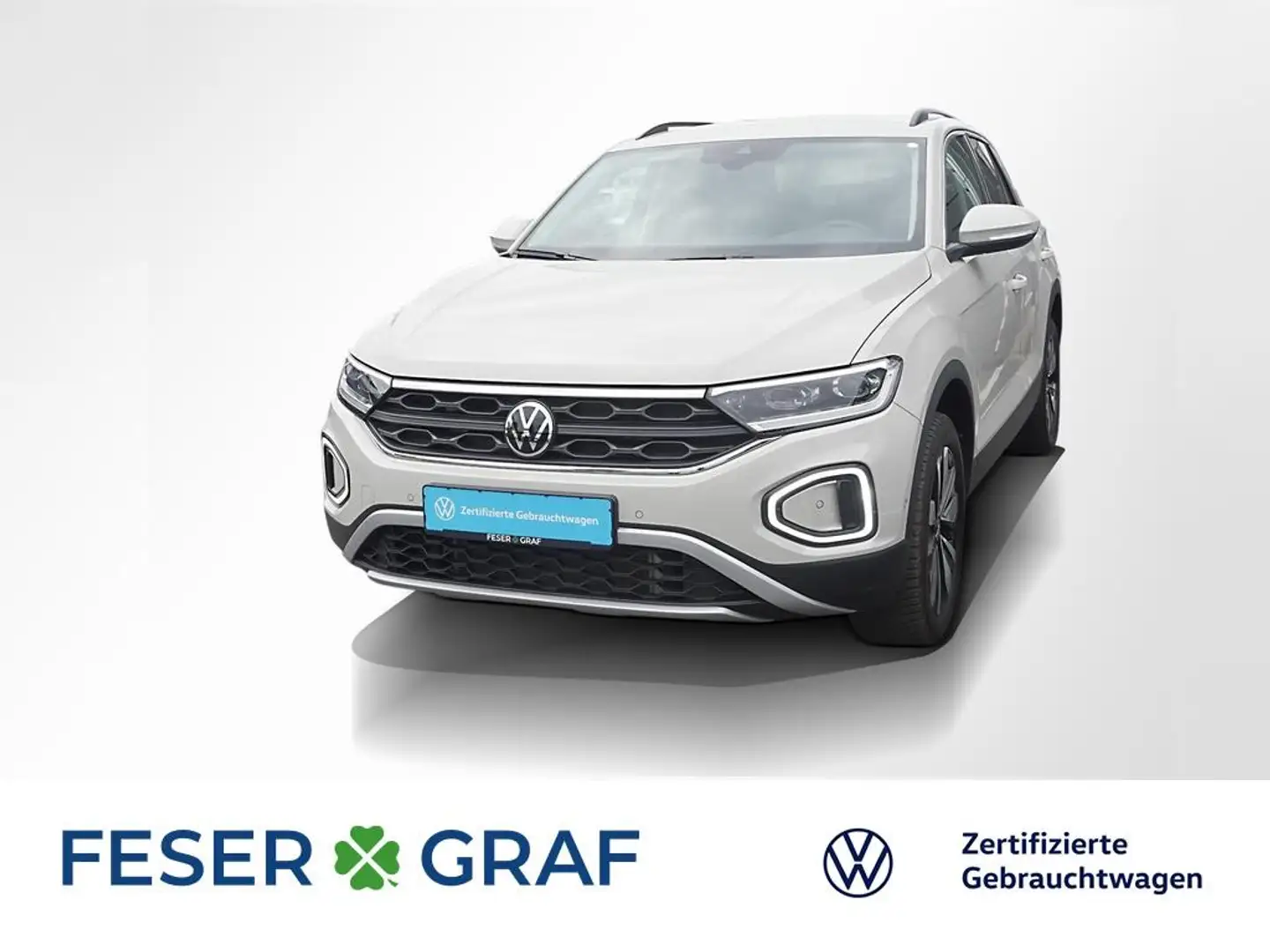 Volkswagen T-Roc 1.5 TSI Life DSG AHK LED Navi RüKa Sitzh. Gris - 1