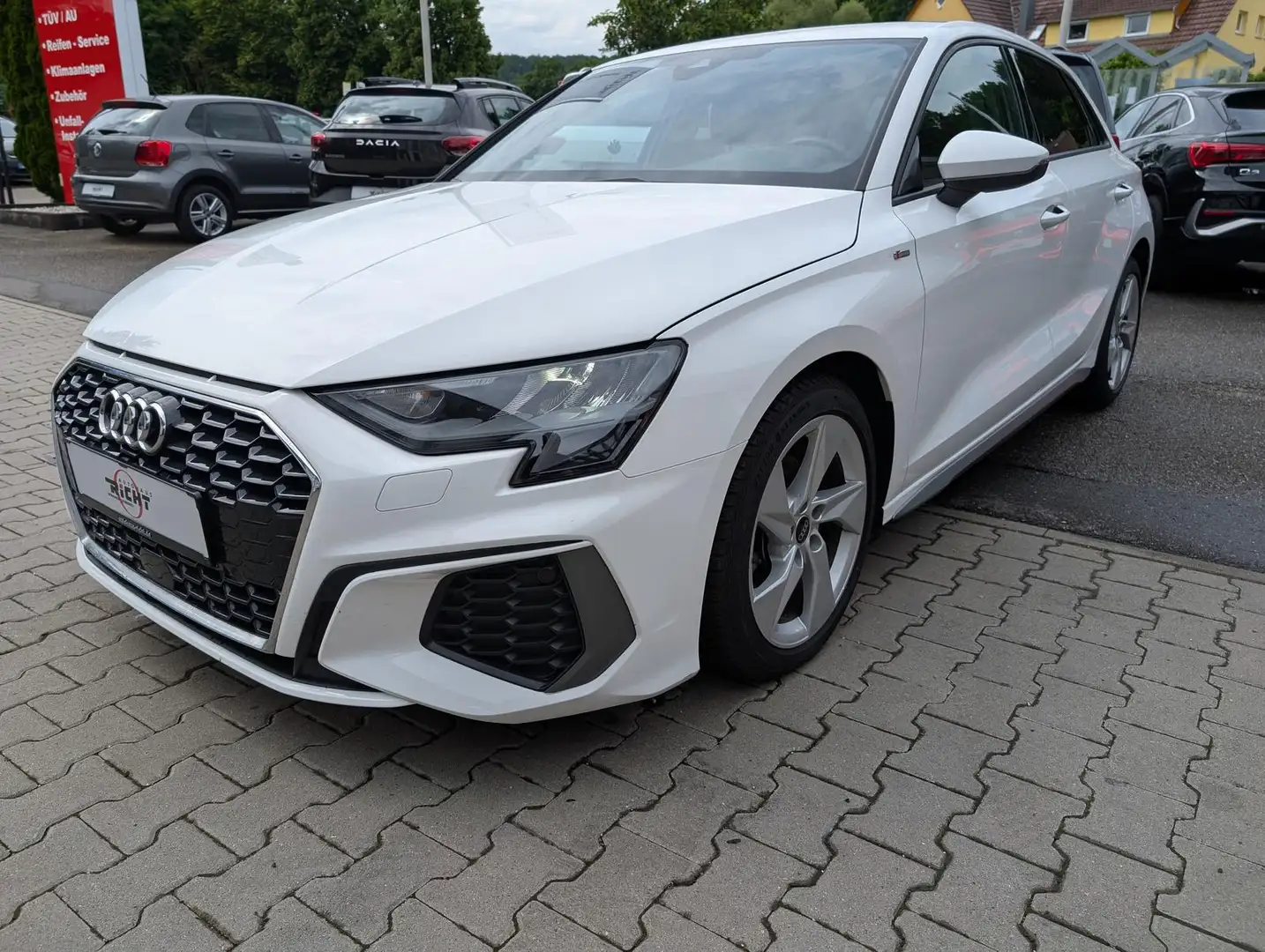 Audi A3 35TFSI S-Line Navi LED SHZ PDC Blanco - 2