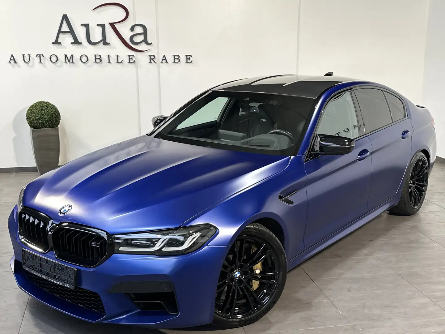 BMW M5 Competition NAV+LED+KERAMIK+KAMERA+20ZO+1HAND Bleu - 2