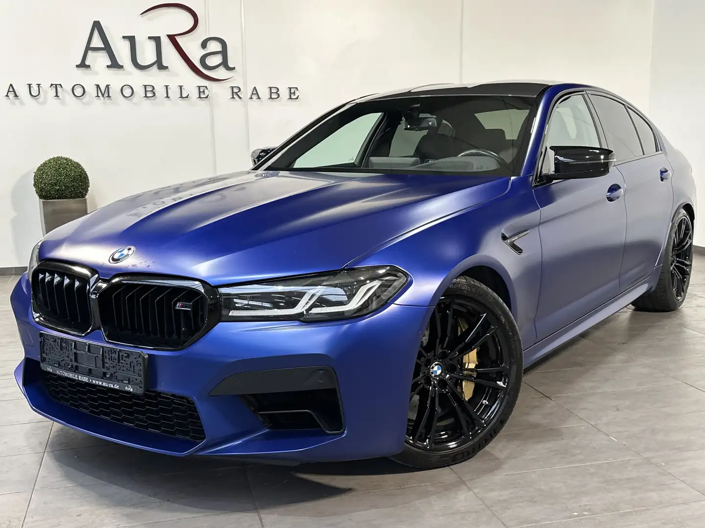BMW M5 Competition NAV+LED+KERAMIK+KAMERA+20ZO+1HAND Bleu - 1