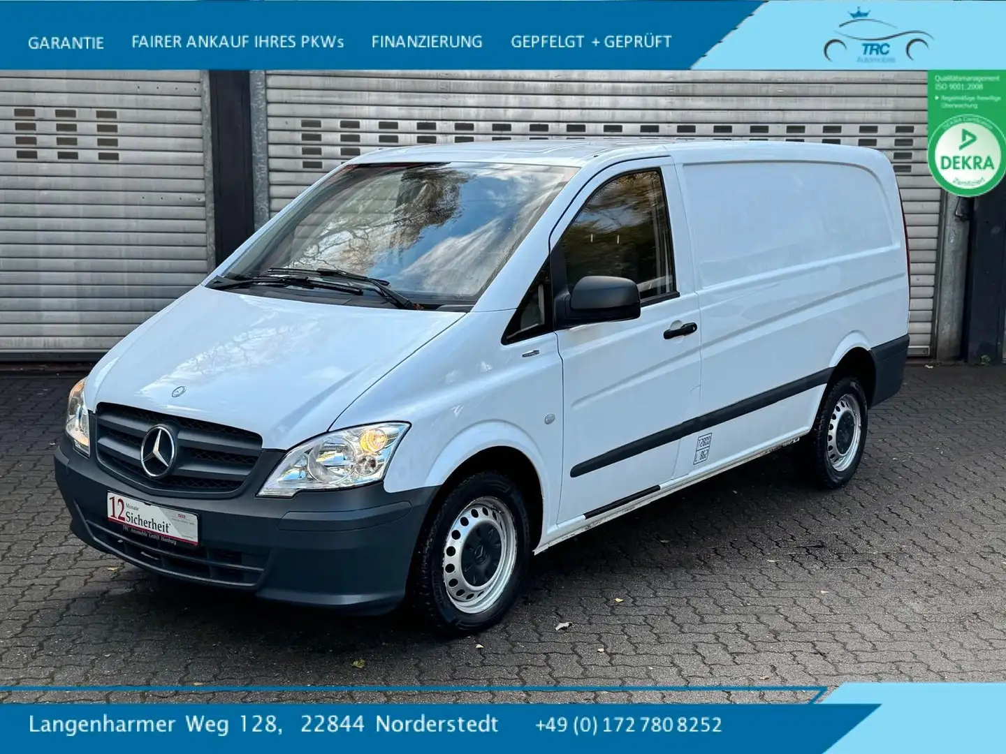 Mercedes-Benz Vito Kasten 110 CDI lang Weiß - 1