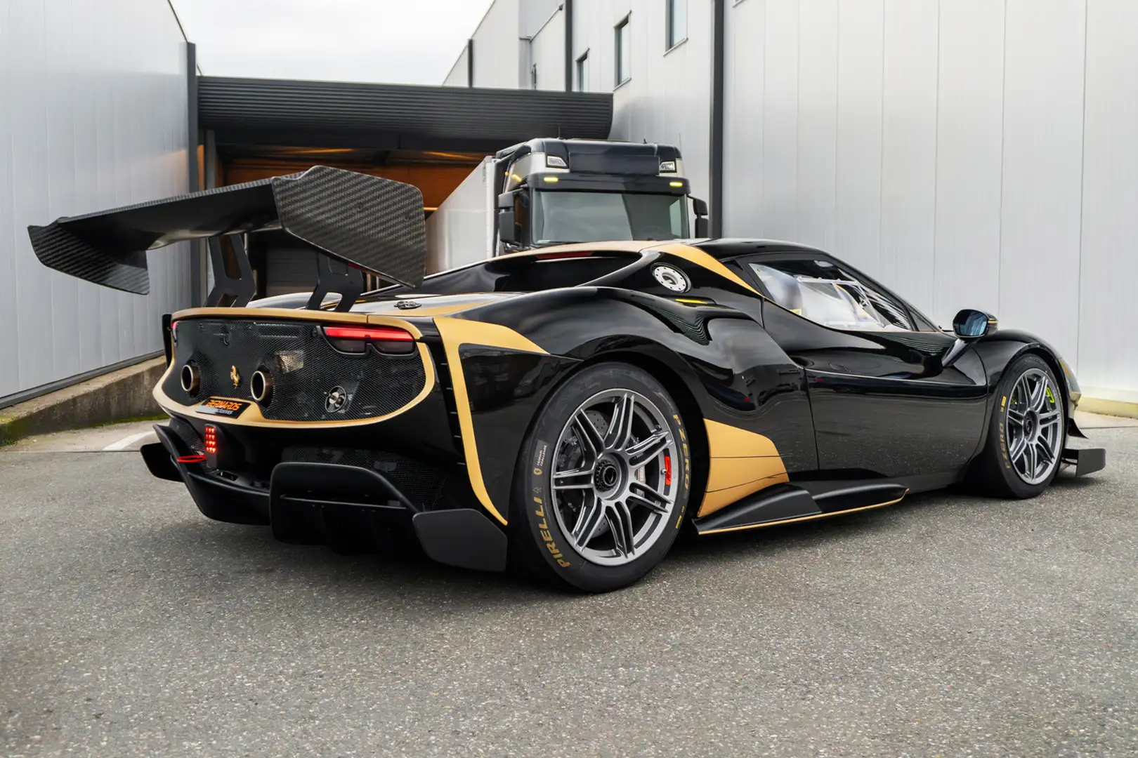 Ferrari 296 Challenge - Nero DS - Passenger Seat - NEW Schwarz - 2