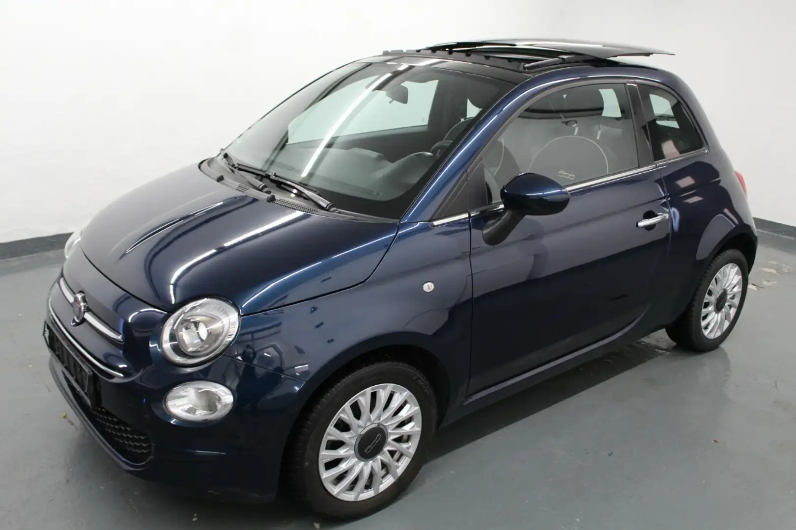 Fiat 500 1.2 Lounge Dualogic Skydome+PDC+Apple! Blau - 1
