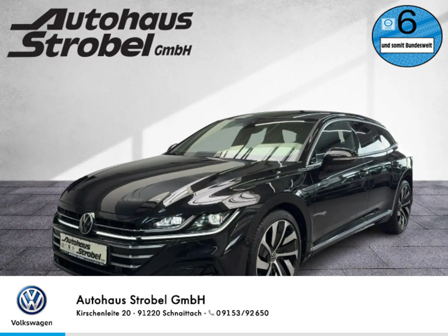 Volkswagen Arteon Arteon Shootingbrake 2.0 TDI DSG 4M R-Line ab 3, Schwarz - 1
