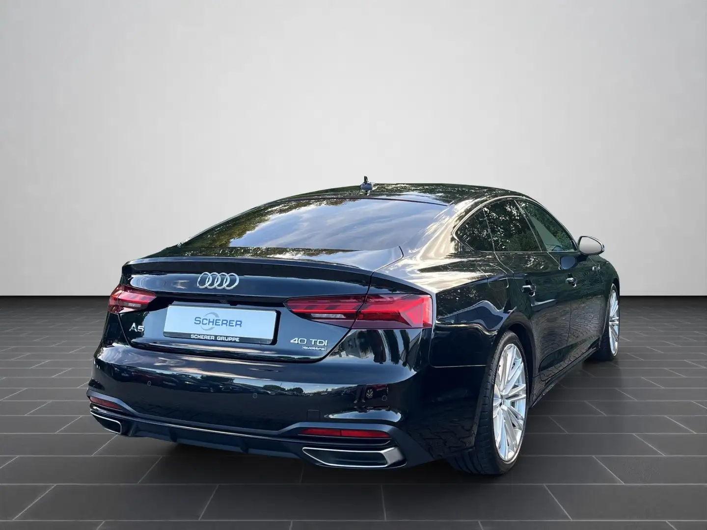 Audi A5 40 TDI advanced quattro Navi, RFK, Schwarz - 2