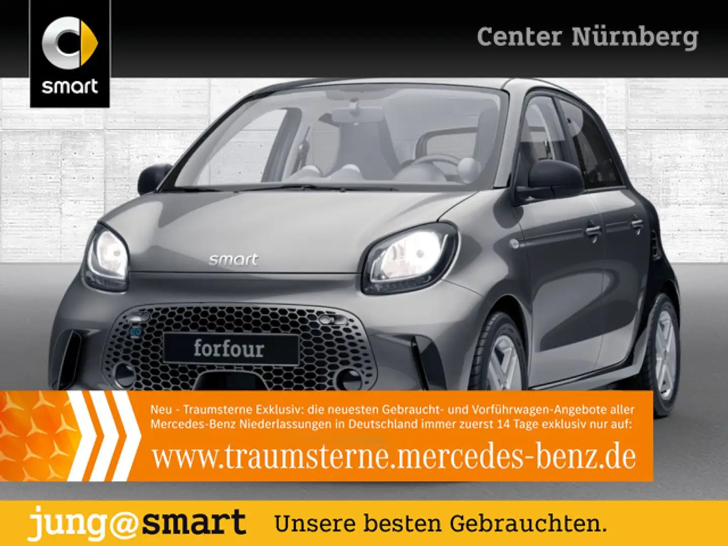 smart forFour EQ 60kWed passion SHZ PDC Dig Radio Tempom Grau - 1