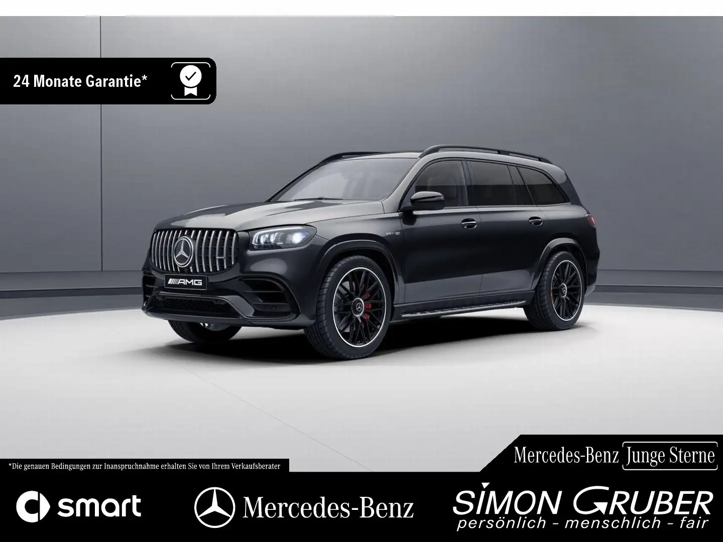 Mercedes-Benz GLS 63 AMG GLS 63 4M Pano HUD Drivers 23" Fond Night Nappa Schwarz - 1