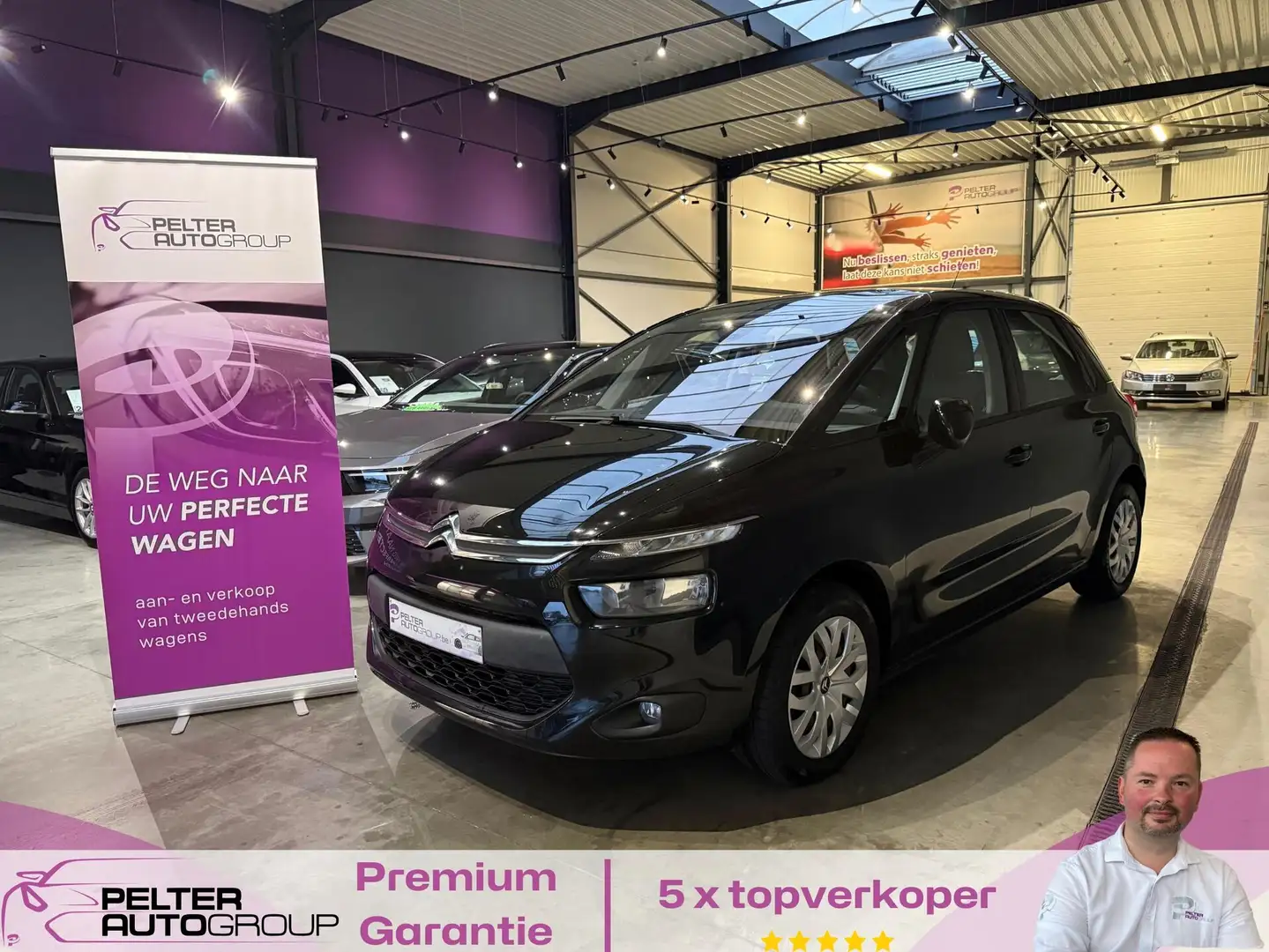 Citroen C4 Picasso 1.6 VTi Bluetooth Zwart - 1