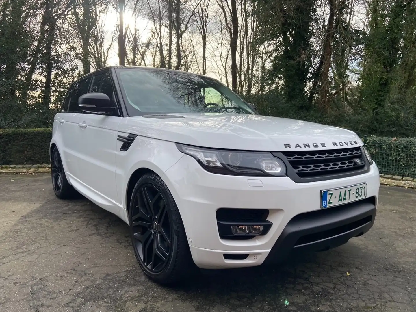 Land Rover Range Rover Sport 3.0 TDV6 HSE (EU6b) - Belg wagen - Full option-OHB Blanc - 1