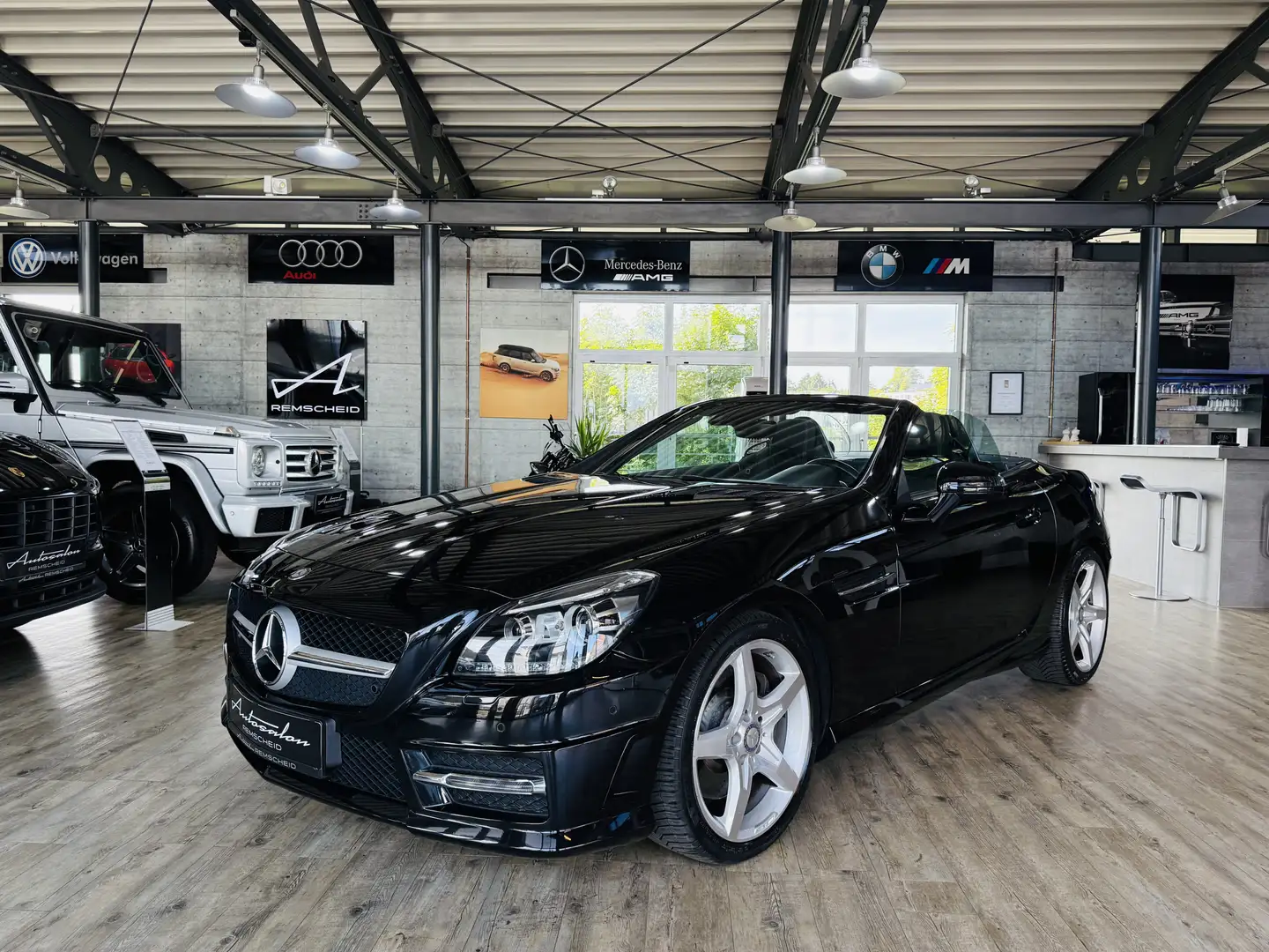 Mercedes-Benz SLK 200 AMG Line*LEDER*NAVI*AIRSCARF*PANO*18.Z. Noir - 1
