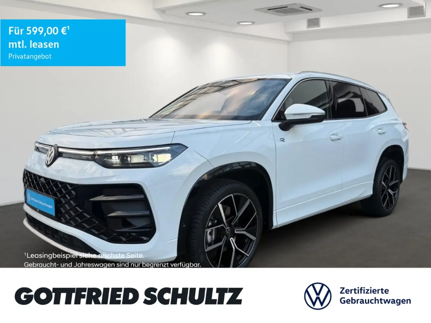 Volkswagen Tayron 2.0 TDI 4M DSG LED PANO STHZ AHK R-Line HUD DCC AC Weiß - 1