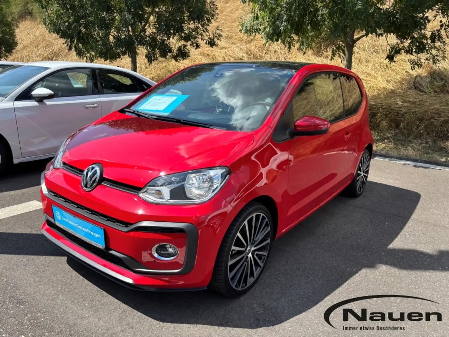 Volkswagen up! 1.0 TSI high  Panorama, Tempo, PDC Czerwony - 1