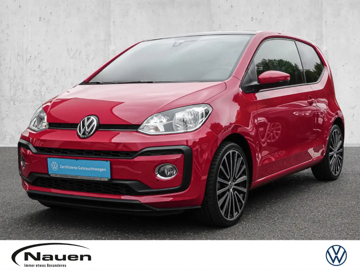 Volkswagen up! 1.0 TSI high  Panorama, Tempo, PDC Rojo - 1
