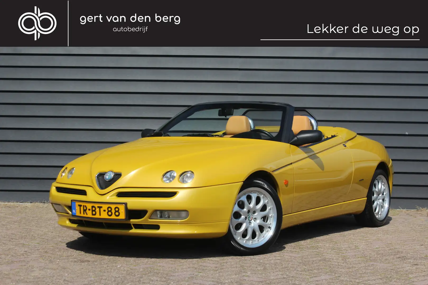 Alfa Romeo Spider 1.8-16V T.Spark - ORG. NEDERLANDS - GIALLO ZOE - L Geel - 1