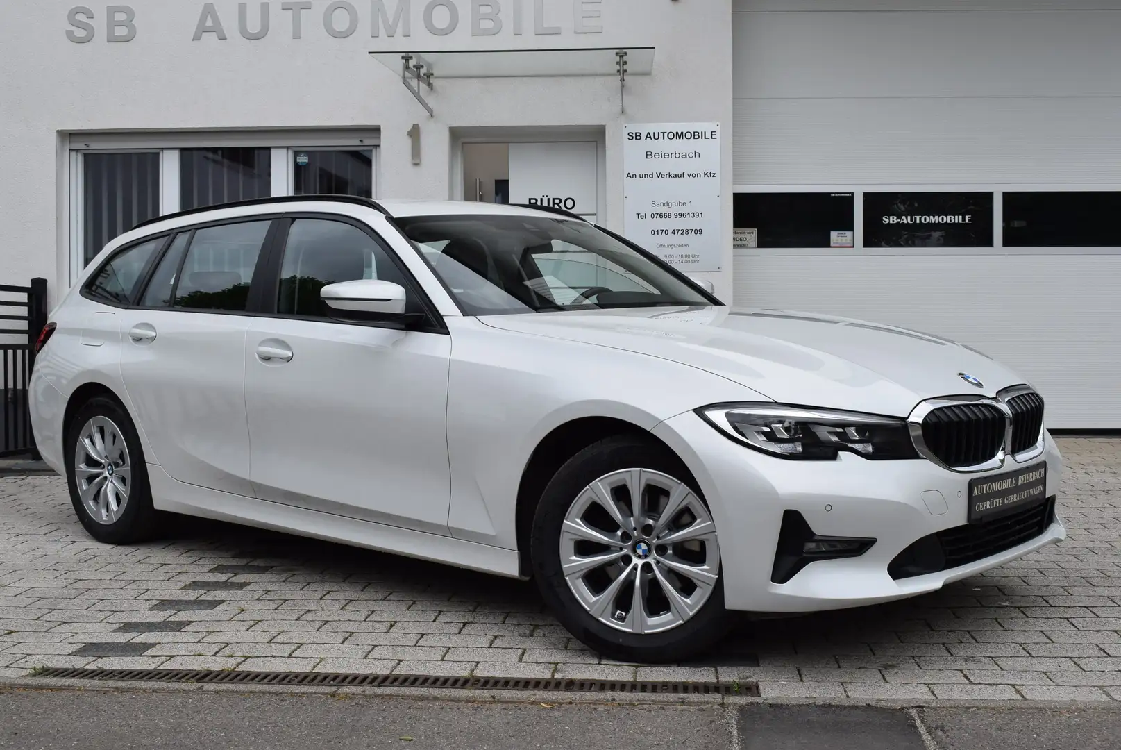 BMW 320 320 d Hybrid/Navi/AppleC/PDC Weiß - 1