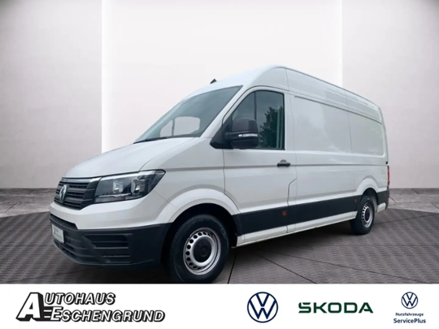 Volkswagen Crafter 35 Kasten 2.0 TDI MR 1.HAND AHK STANDHEIZ Weiß - 1