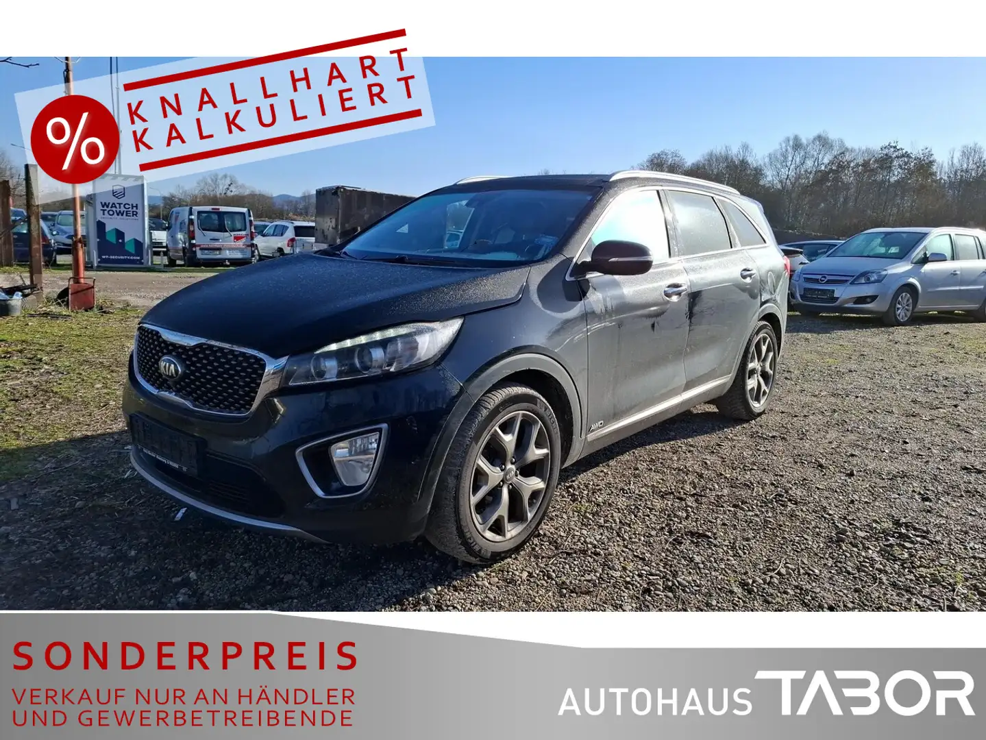 Kia Sorento Platinum Edition 4WD Aut. Pano Navi AHK Schwarz - 1