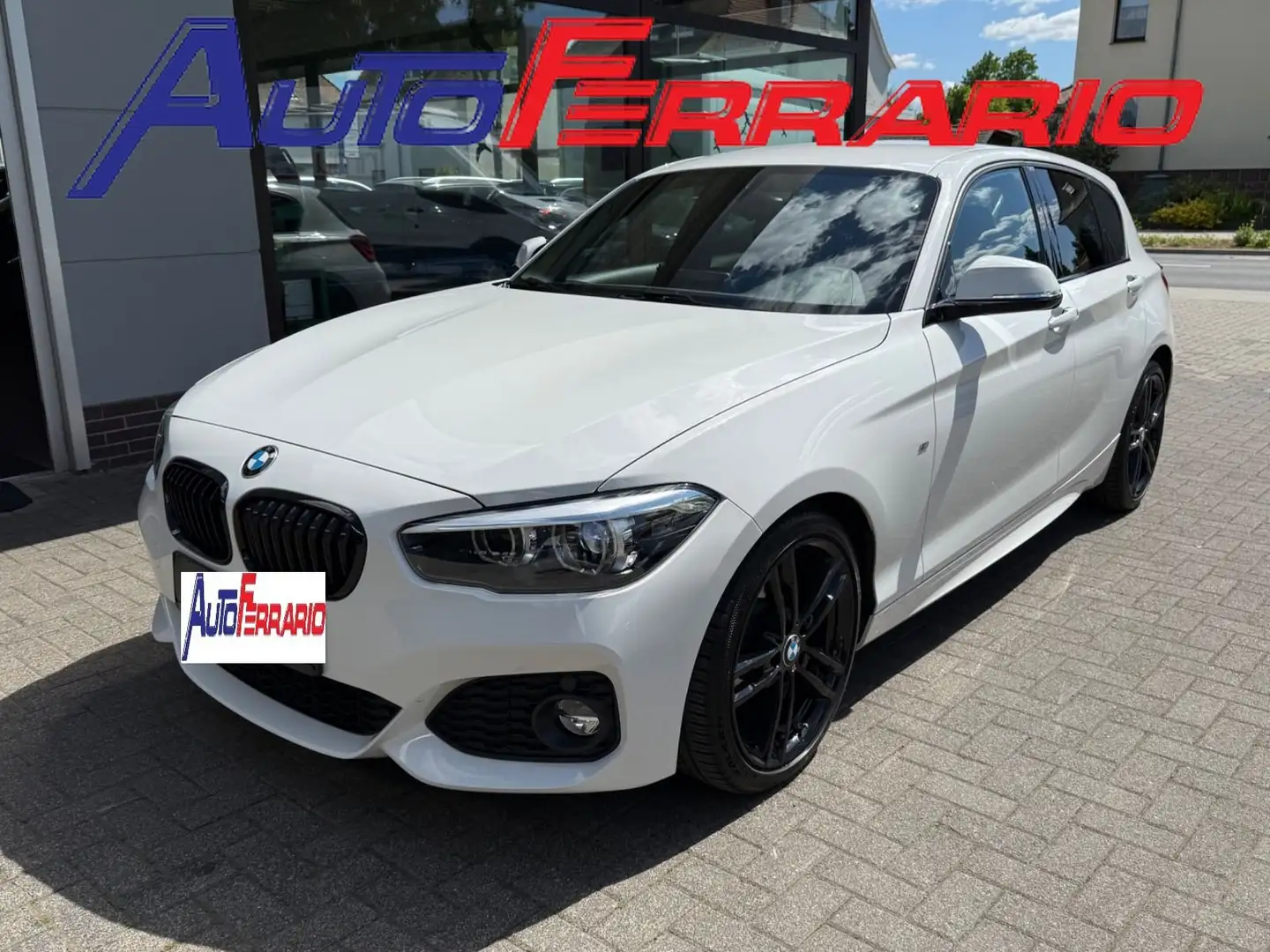 BMW 118 M SPORT PACK SHADOW 18" PELLE TOTALE SENS PARK Blanc - 2