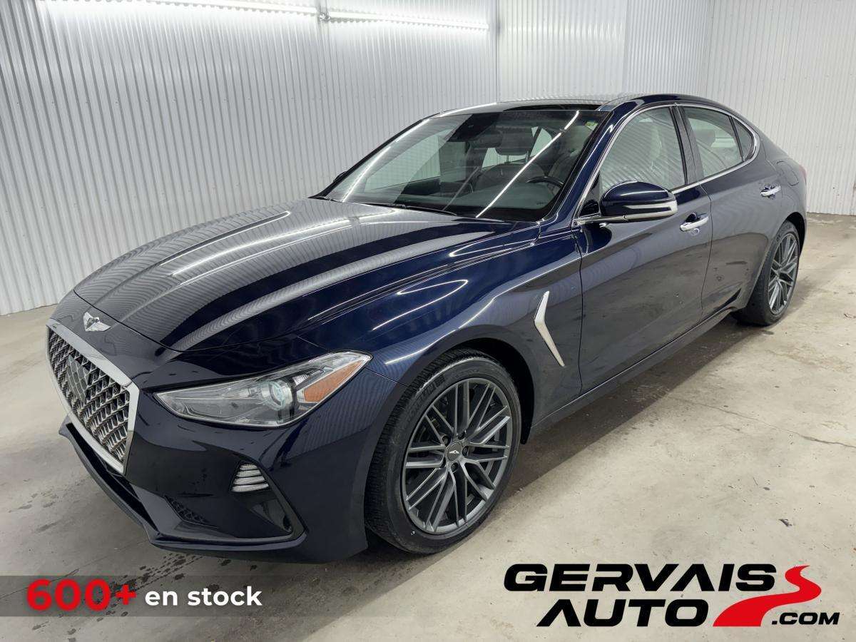 2019 Genesis G70 2.0T Elite AWD GPS Mags Cuir Toit Ouvrant
