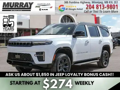 White 2026 Jeep Grand Wagoneer SUV / Crossover Four-Wheel Drive 8-Speed Automatic