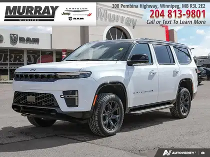 White 2026 Jeep Grand Wagoneer SUV / Crossover Four-Wheel Drive Automatic