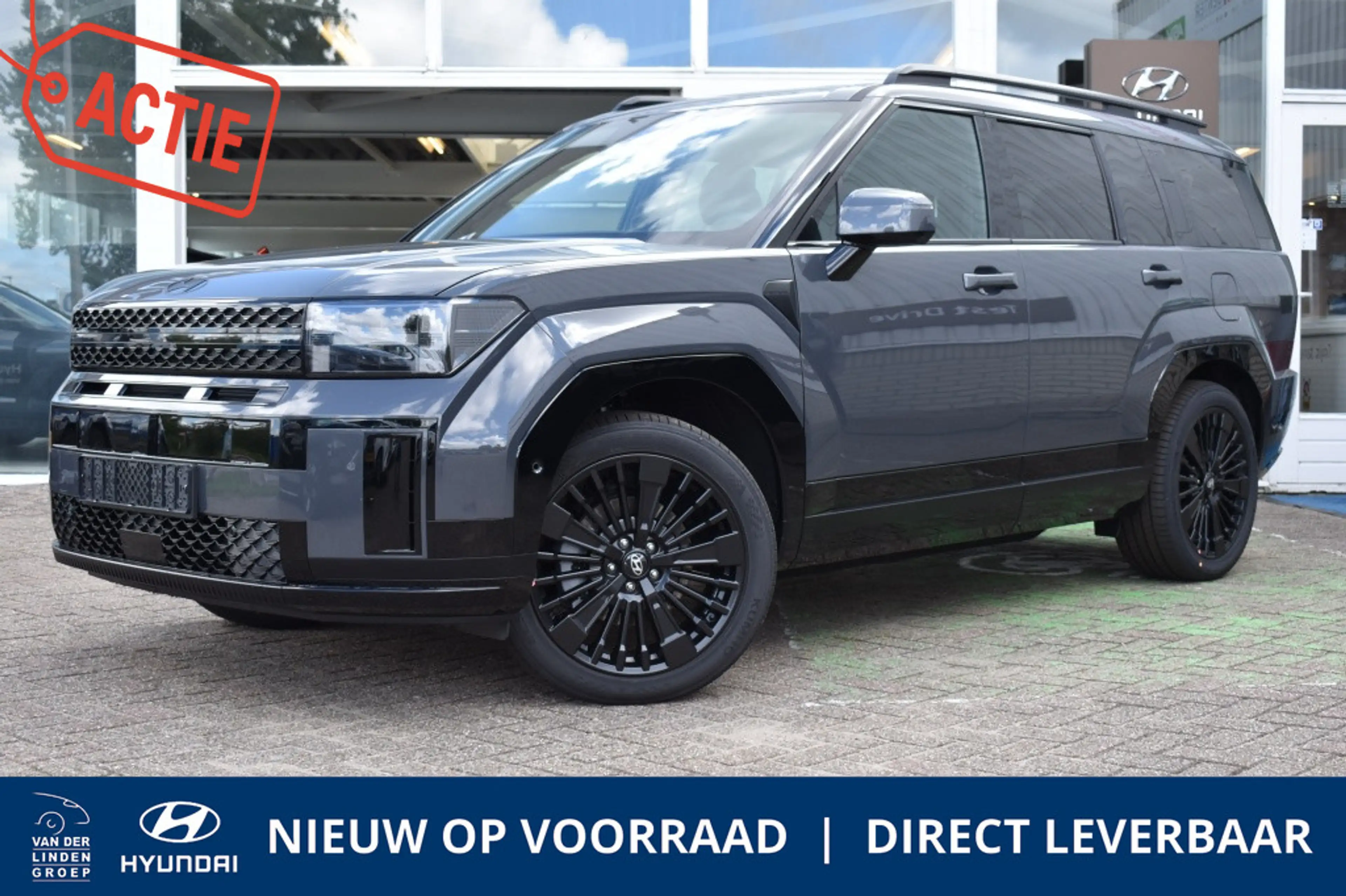 Hyundai SANTA FE 1.6 T-GDI PHEV 7-ZITS Blackline VOORRAAD VOORDEEL!