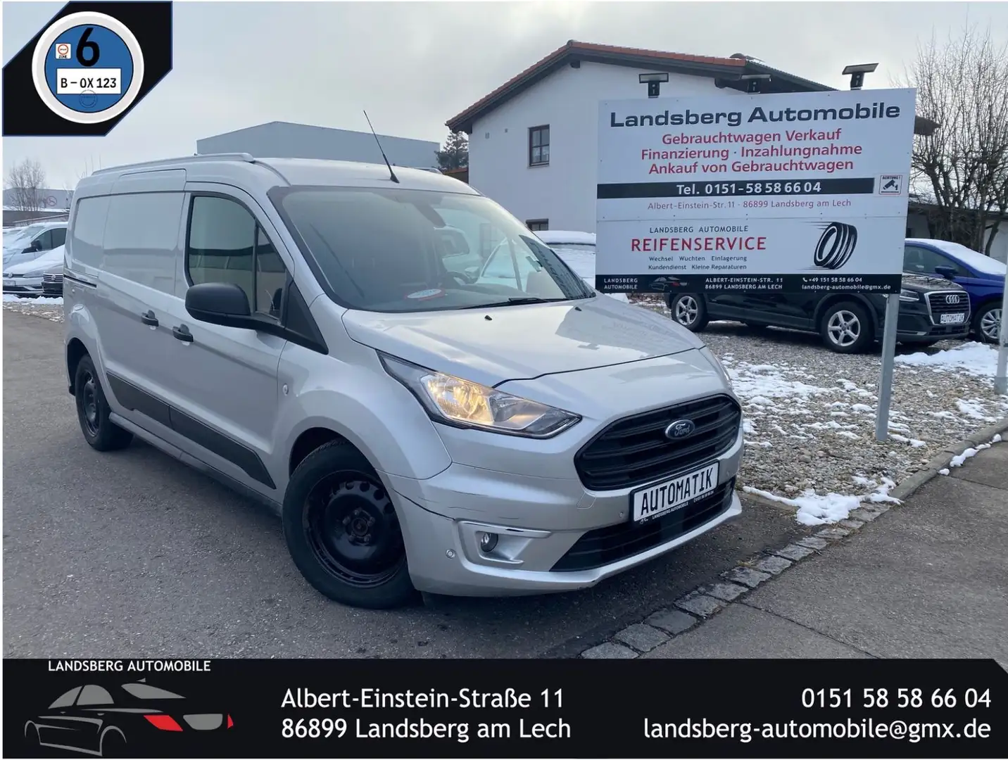 Ford Transit Connect Kasten lang Trend Silber - 1