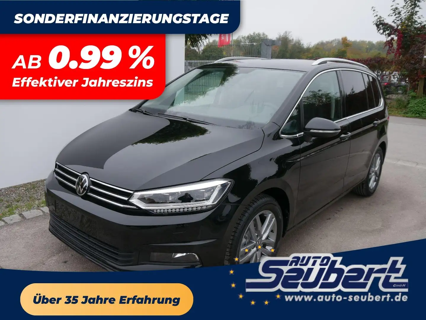Volkswagen Touran 1.5 TSI DSG COMFORTLINE*NAVI*ACC*PDC*LED*SHZ*KAMER Schwarz - 1