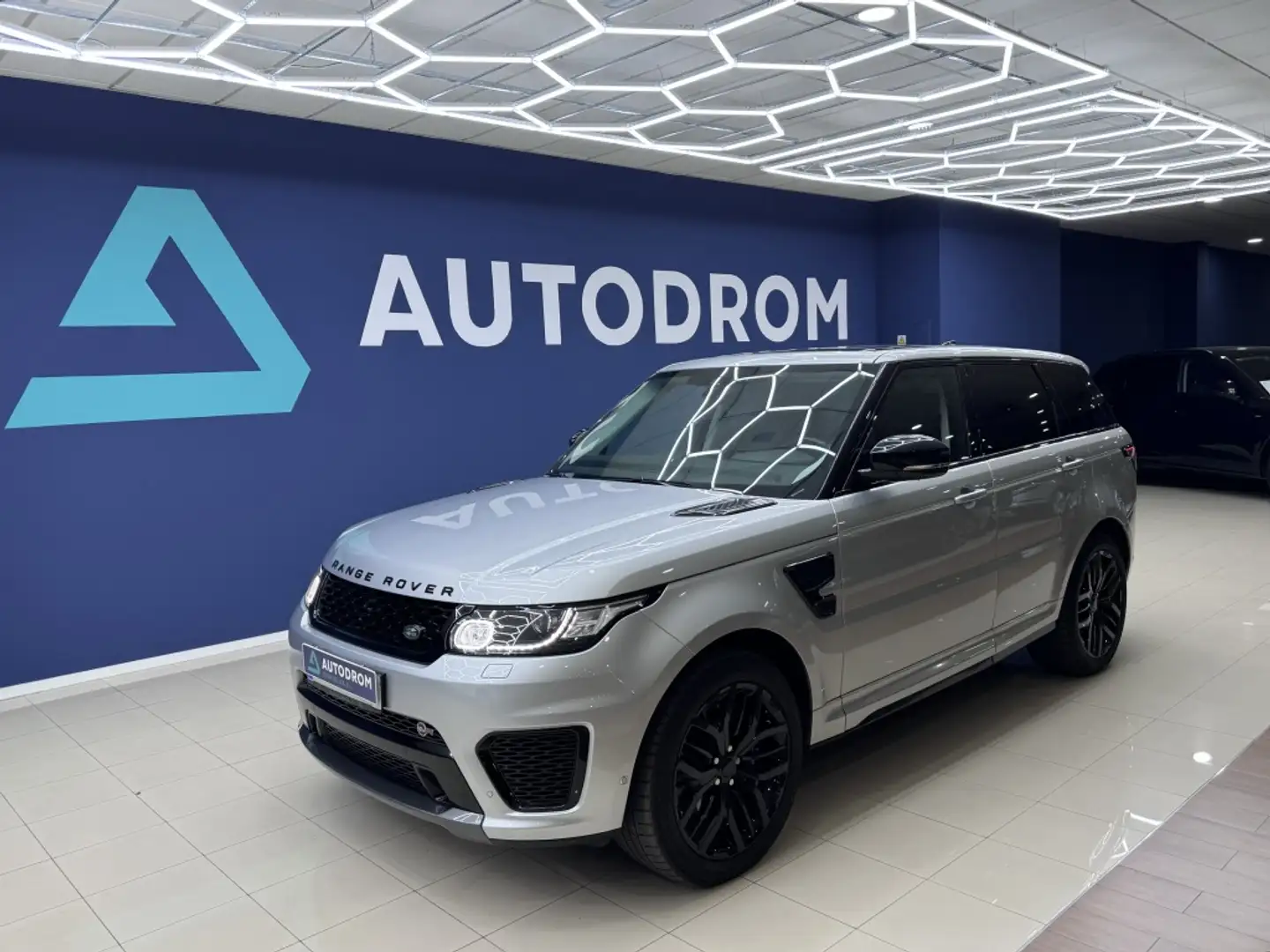 Land Rover Range Rover Sport 5.0 V8 SC SVR Aut. Plateado - 1