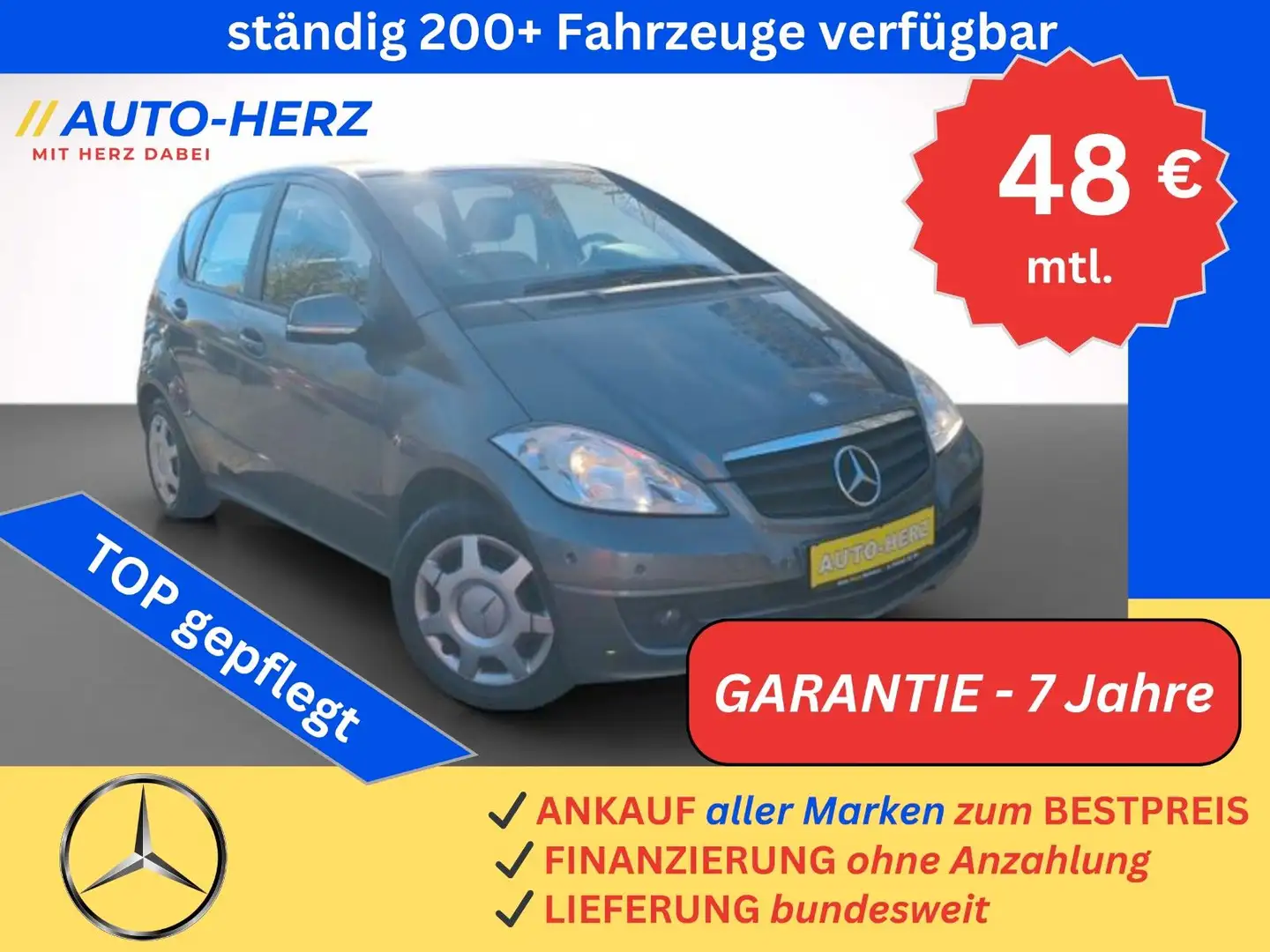 Mercedes-Benz A 150 *KLIMAAUTOMATIK+PDC+SITZHEIZUNG* Grau - 1