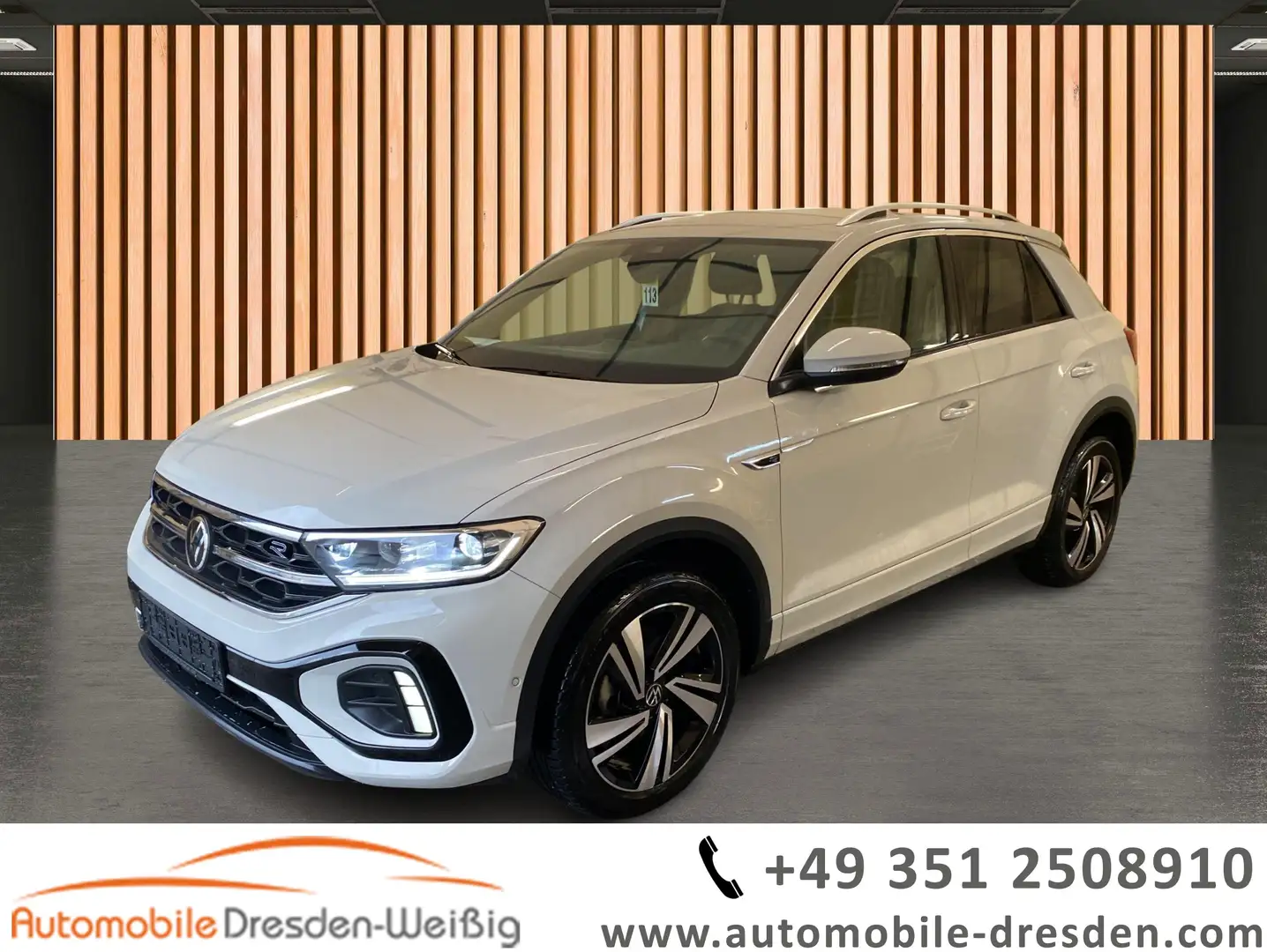 Volkswagen T-Roc 1.5 TSI DSG R-Line*LED+*IQ Drive*RearView Gris - 1