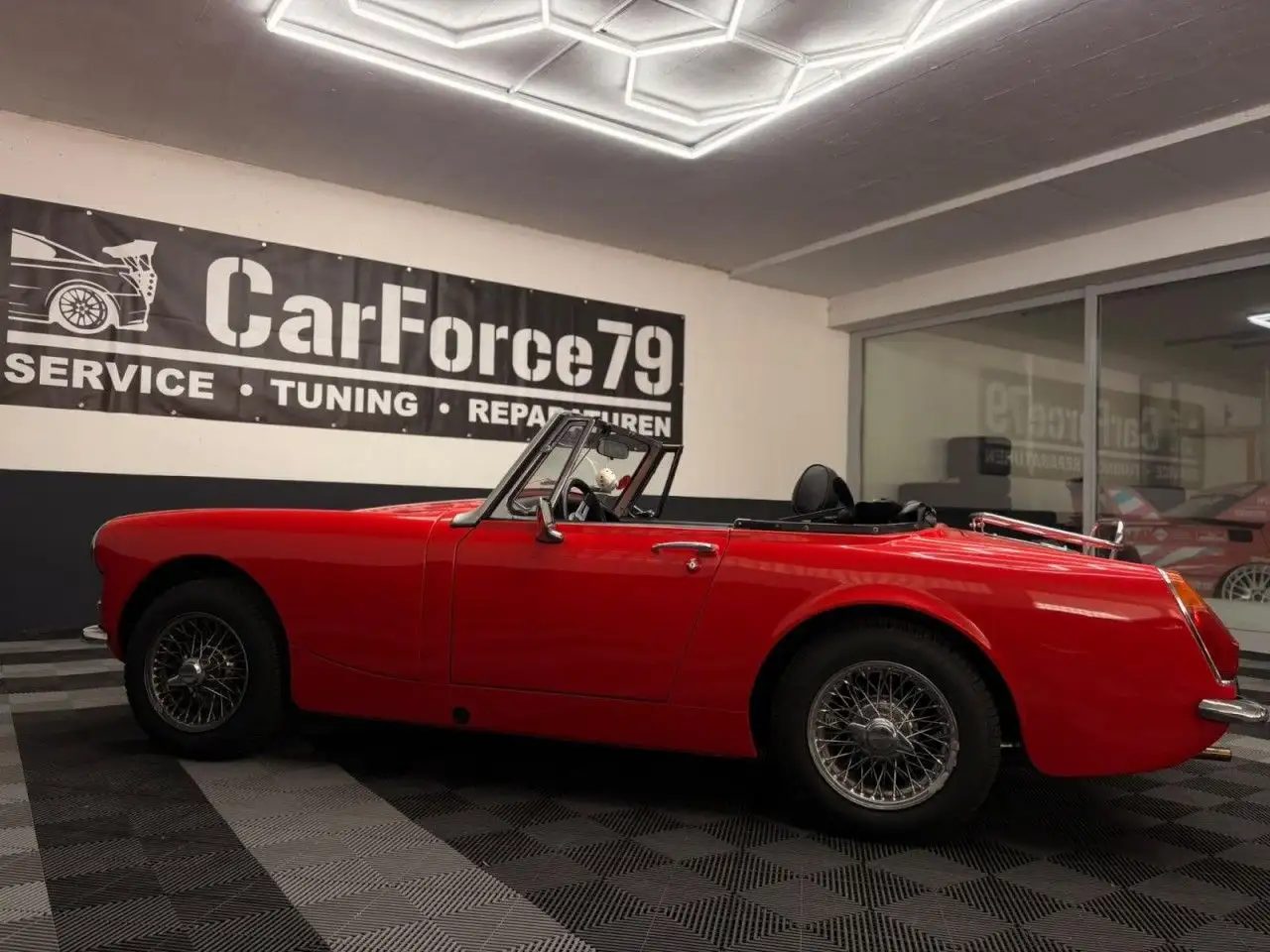MG Midget HARDTOP RADIO LEICHTMETALLFELGEN, foto 4