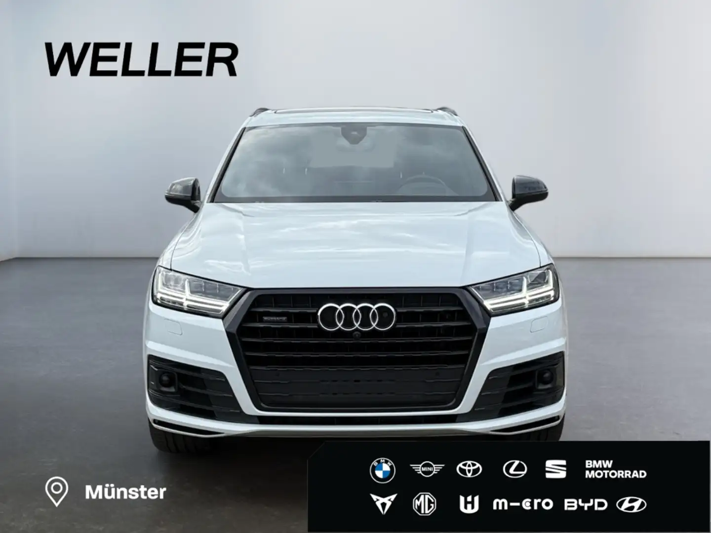 Audi Q7 50 TDI qu tiptr. *Matrix*StHz*AHK*7-Si*Luftfed* Wit - 2