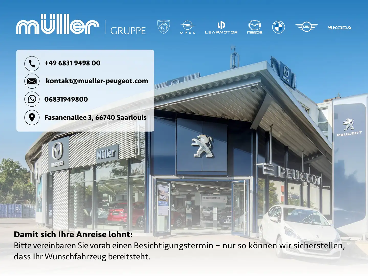 Peugeot 308 ALLURE  BlueHDi 130 EAT8 Allure Grau - 2