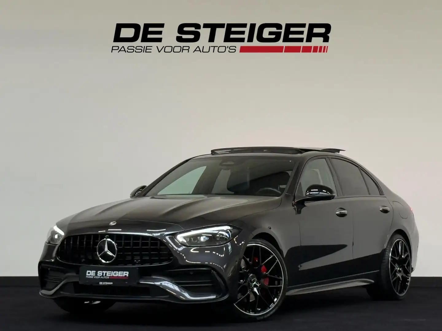 Mercedes-Benz C 300 e AMG C63 Pano Memory Sfeer 360 Grigio - 1